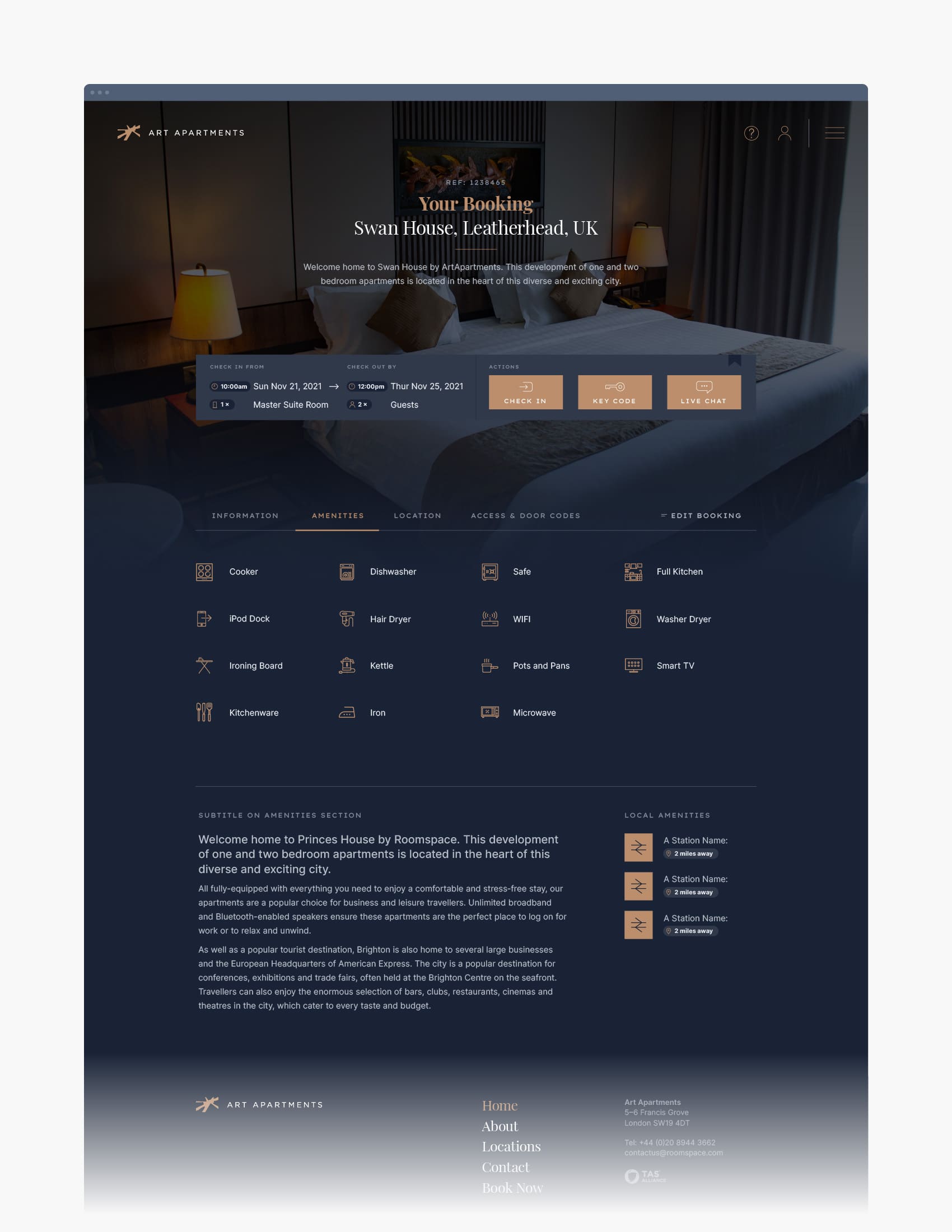 Delighting guests with self-service concierge portal