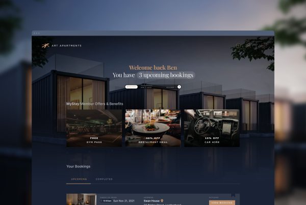 Accommodation Meets Fine Art Website Design